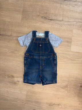 OshKosh B'gosh Blue Denim Shortall Overalls